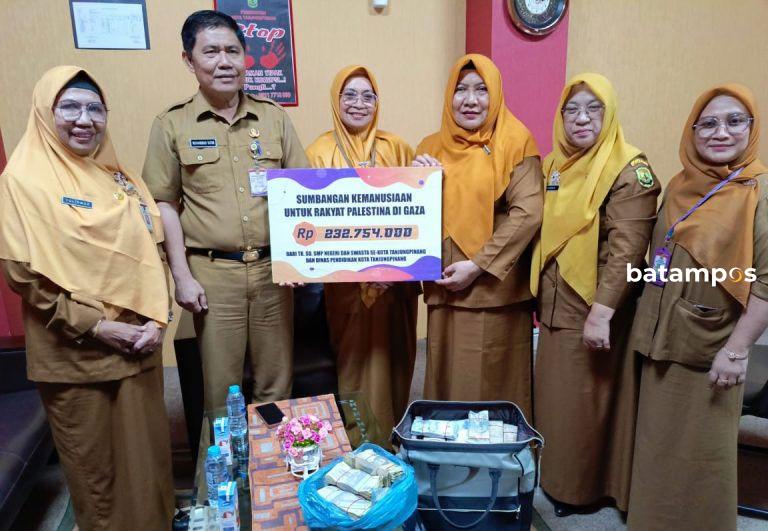 Pelajar Tanjungpinang Donasikan Rp 232 Juta untuk Palestina