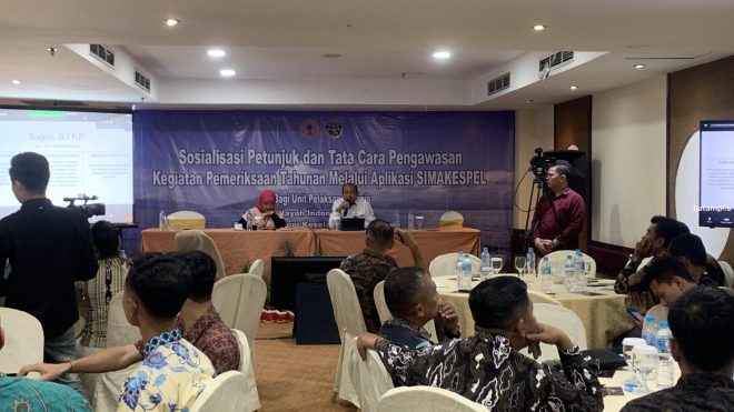 Lakukan Pengawasan dengan Teknologi, BTKP Gelar Sosialisasi Penggunaan Aplikasi Simakespel