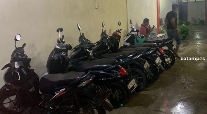 Diduga Hasil Kejahatan, 6 Motor yang Mau Dibawa ke Pulau Diamankan di Pelabuhan ASDP Tanjunguban