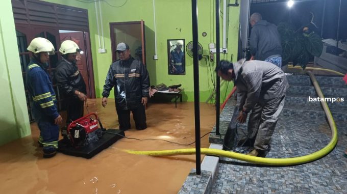 Hujan Deras, 10 Rumah Warga di Bintan Tergenang Air