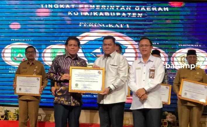 Bintan Terima Penghargaan dari Ombudsman Perwakilan Kepri