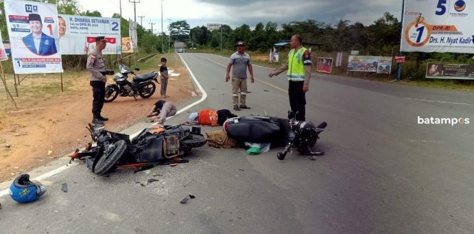 Satu Korban Laka di Simpang Penaga, Bintan Meninggal, Warga Minta Pasang Traffic Light karena Kerap Terjadi Kecelakaan