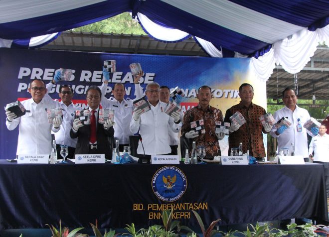 60 Kg Sabu-Sabu dari Batam Tujuan Jakarta Diamankan BNN di Tanjungpinang