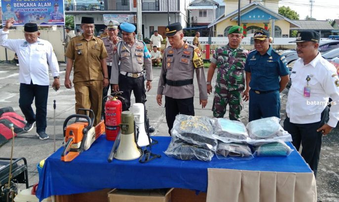 Polsek Kundur Gelar Apel Antisipasi Siaga Bencana Alam