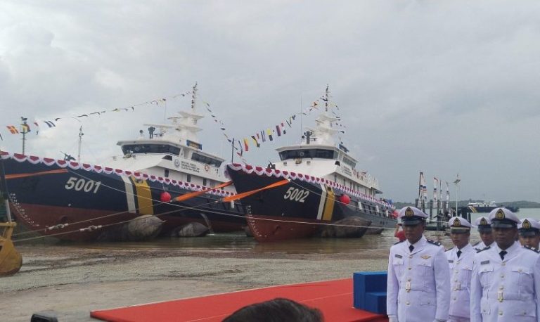KKP Luncurkan 2 Kapal Pengawas Baru Berkecepatan Tinggi di Batam