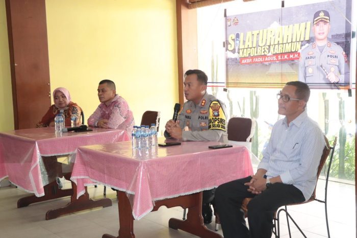 Silaturahmi dengan Pengurus Parpol, Kapolres Ajak Ciptakan Pemilu 2024 Aman dan Berintegritas