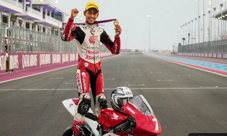 Pembalap Indonesia Resmi Dipromosikan Dorna Sports di Red Bull MotoGP Rookies Cup 2024