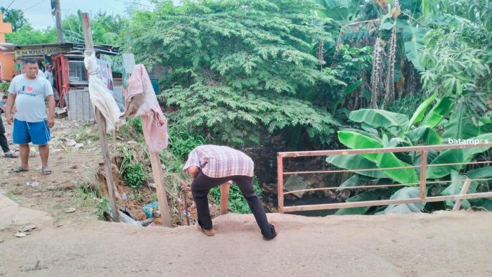 Jembatan di Tanjunguncang Nyaris Ambruk, Sudah Diajukan Dimusrembang Tapi Belum Juga Diperbaiki Pemerintah