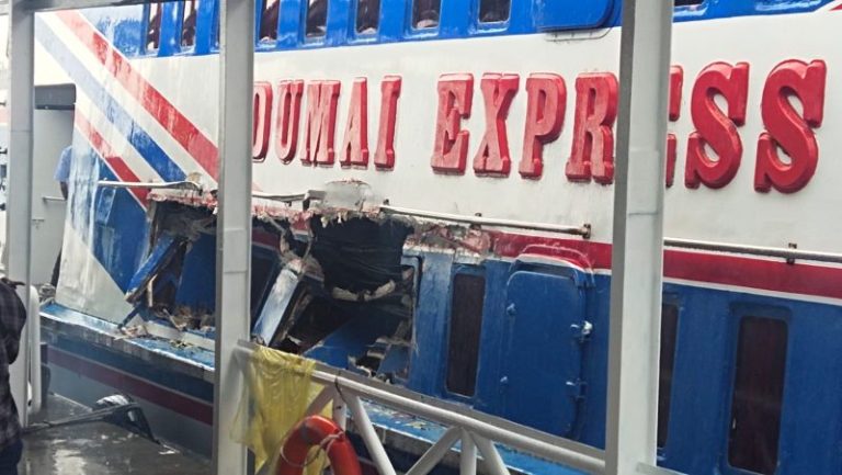 Penyebab Kapal Dumai Express dan Dumai Line Bertabrakan Masih Diselidiki