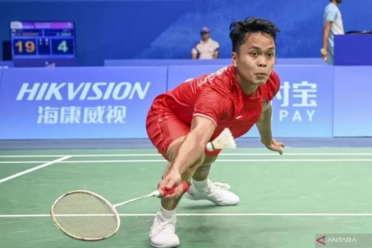 Ginting Tekuk Kodai Naraoka di Laga Pertama Fase Penyisihan WTF 2023