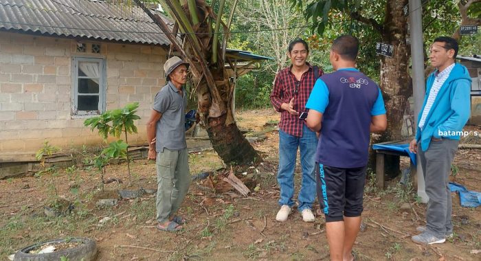 PWI Bintan Bakal Rehab Rumah Oma Sumiyati di Kampung Jawa, Bintan Timur