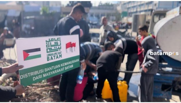 LAZ Batam Kembali Salurkan Donasi ke Gaza, Palestina