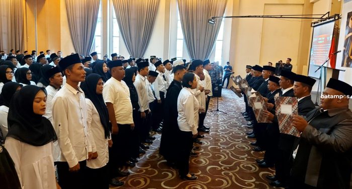 496 Orang Dilantik Jadi Pengawas TPS di Bintan