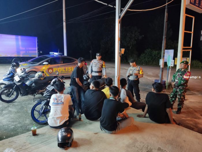 Personel Gabungan Ingatkan Masyarakat Bintan Selalu Waspada dan Jangan Jadi Korban Kejahatan