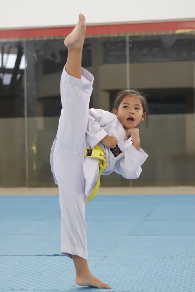 Rutin Berlatih Taekwondo, Mikhayla Menuai Hasil Terbaik