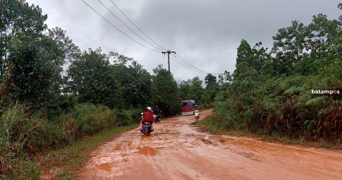 Pekerjaan Semenisasi Jalan Menuju SDIT An Nahl, Teluk Lobam Dimulai 22 Januari, Pengalihan Jalan Tunggu Tim Teknis