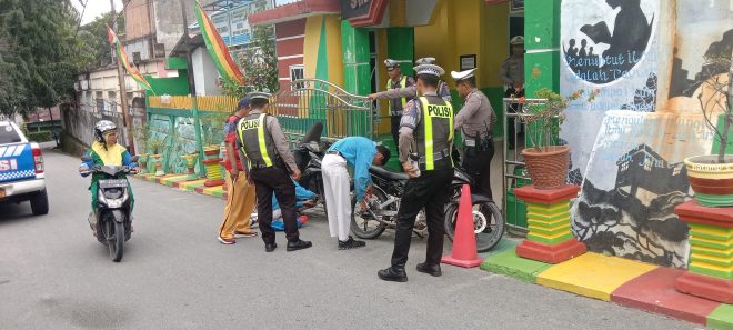 Tertibkan Knalpot Brong, Satlantas Patroli ke Sekolah