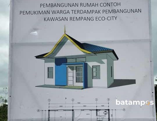 Anggarannya Rp 4 Miliar, Ini Gambar Rumah Contoh Untuk Warga yang Terdampak Rempang Eco-City