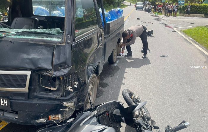 Kecelakaan di Jalan Raya Gesek, Bintan, Pengendara Motor Tewas