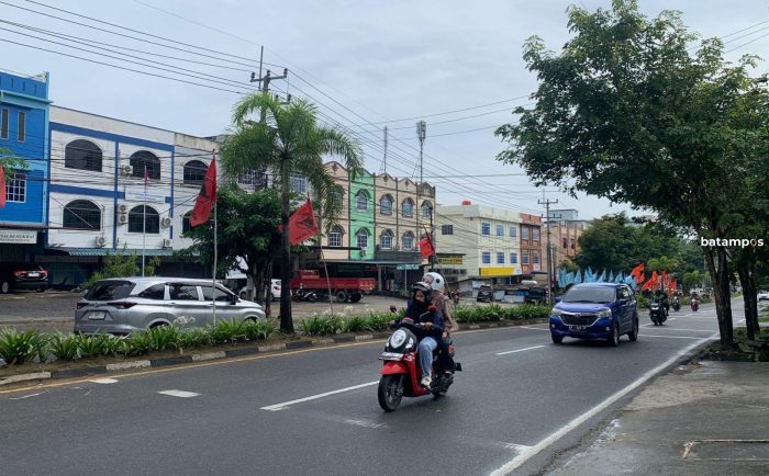 Banyak Bendera Partai di Taman Jalan, Satpol PP : Hanya Sementara Hingga Masa Kampanye Selesai