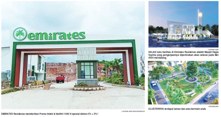 Emirates Residence by Astaka Land, Promo Imlek & Idulfitri  Spesial Diskon 5% + 5%*