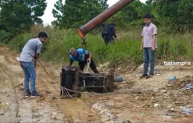 Penertiban Tambang Pasir Ilegal di Gunung Kijang, Bintan, Polisi Amankan 3 Mesin dan Belasan Batang Pipa Paralon