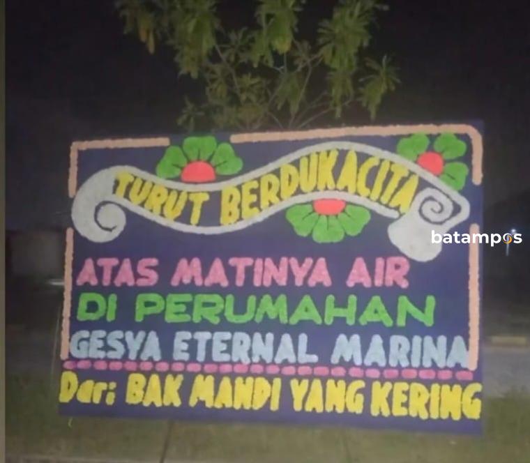Sudah Berbulan Bulan Masyarakat Perumahan Gesya Enternal Marina Kesulitan air Bersih