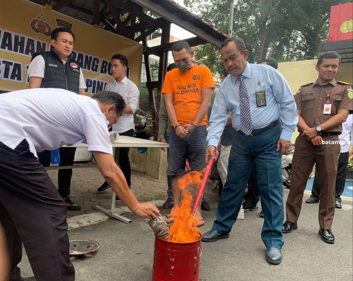 320,48 Gram Ganja Dimusnahkan
