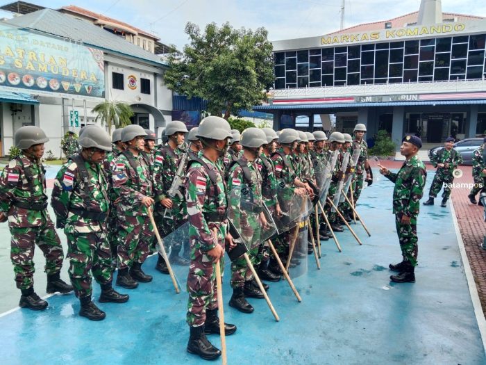 Jaga Keamanan saat Pemilu, Lanal Siagakan Pasukan 2 SSK