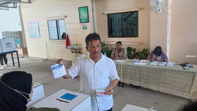 Prabowo Unggul di TPS Ketua DPW Partai NasDem Kepri