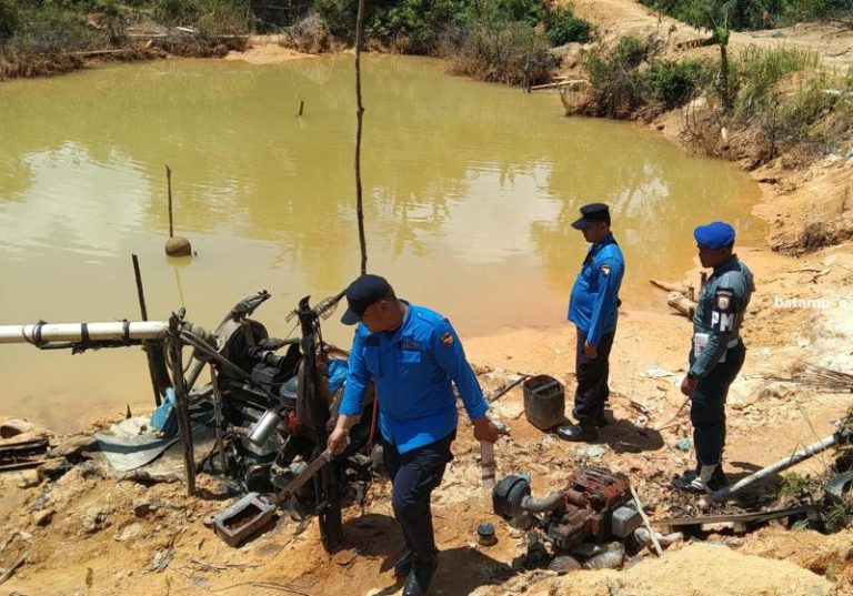 Razia Tambang Pasir di Kebun Raya Batam Bocor, Tim Terpadu Hanya Ditemukan Mesin Tambang