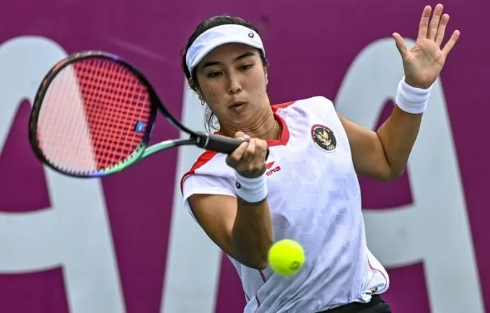 Begini Perjuangan Aldila Sutjiadi Lewati Babak Pertama Qatar Open
