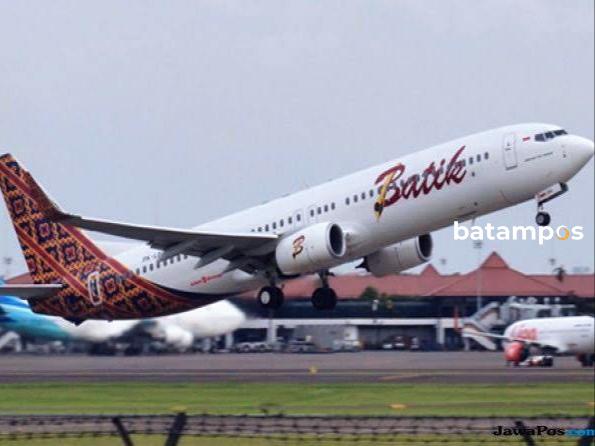 Terbang Perdana Batam-Kuala Lumpur, Batik Air Bawa Penumpang 162 Orang
