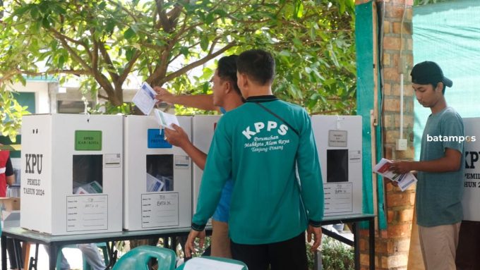 PSU di Tanjungpinang Kondusif, Caleg Turun Memantau