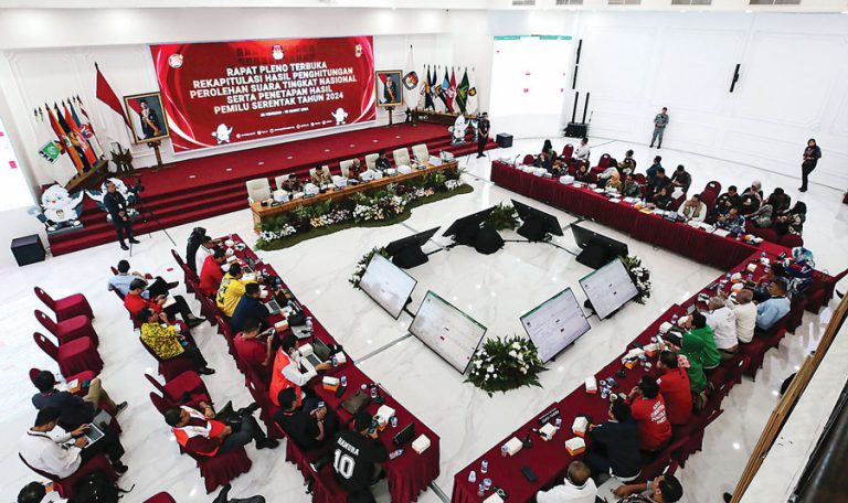Rekapitulasi Nasional Hasil Pemilu Dimulai