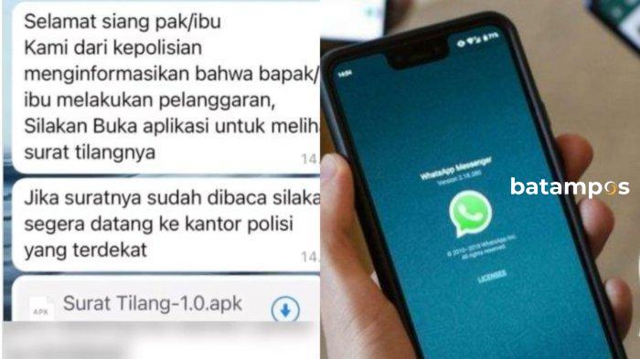 Waspada! Modus Penipuan Surat Tilang Elektronik Melalui WhatsApp