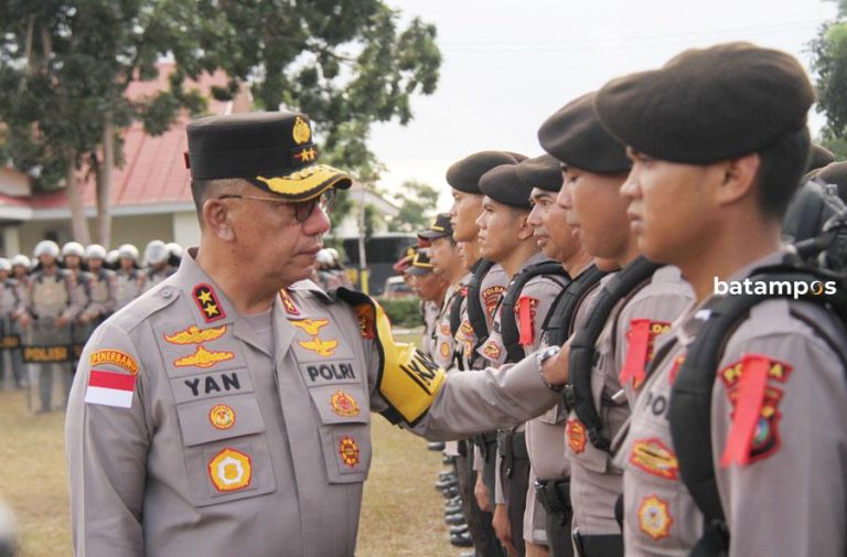 Ribuan Personel Polri Jaga TPS  di Kepri
