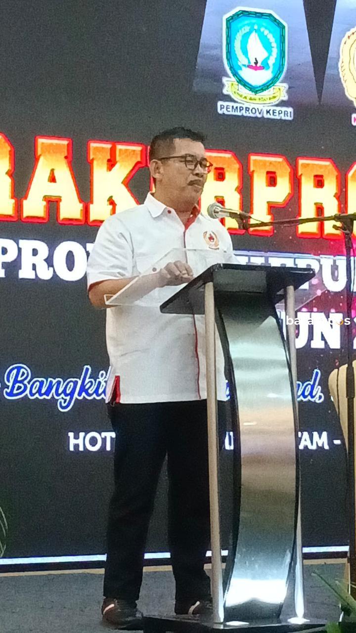 Amanah Anggaran Dasar, KONI Kepri Gelas Rakerprov Tahun 2024 di AP Premier Hotel, Batam