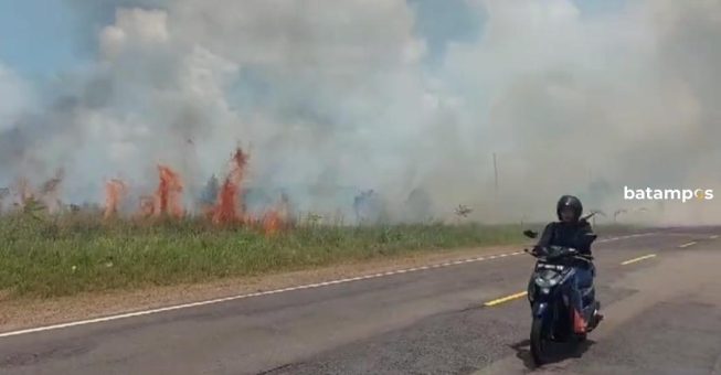 Kebakaran Meningkat, Petugas Damkar Tanjunguban Waswas Stok BBM Menipis