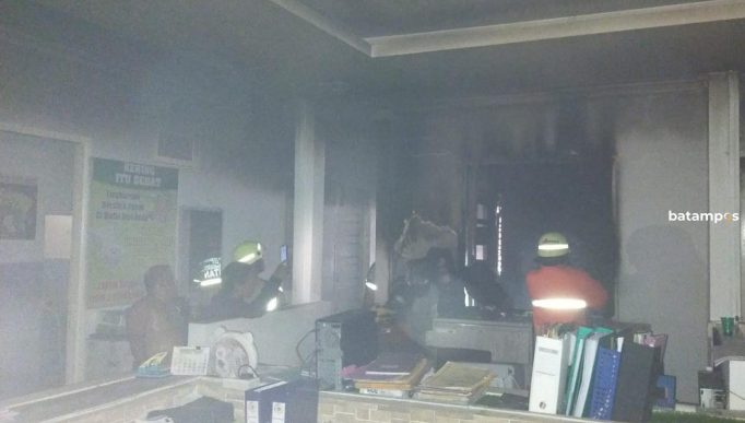 Ruangan Berkas Pengukuran Kantor BPN/ATR Bintan Terbakar
