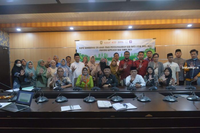 Sekdaprov Adi Prihantara Buka Rakor Gugus Tugas Kota Layak Anak