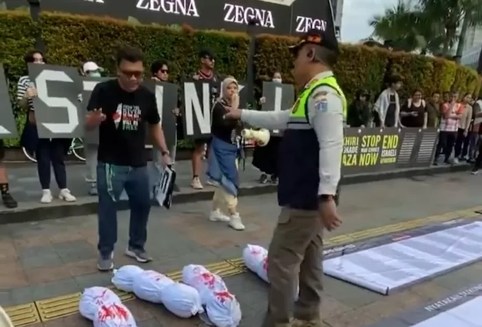Upaya Pembubaran Aksi Solidaritas Palestina di CFD, Begini Kronologinya
