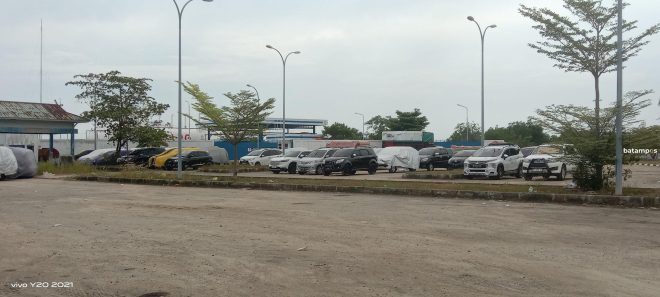 Roro Tujuan Sei Selari, Mobil sudah Antri di Pelabuhan