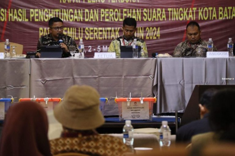 KPU Batam Gesa Finalisasi Pleno Tingkat Kota