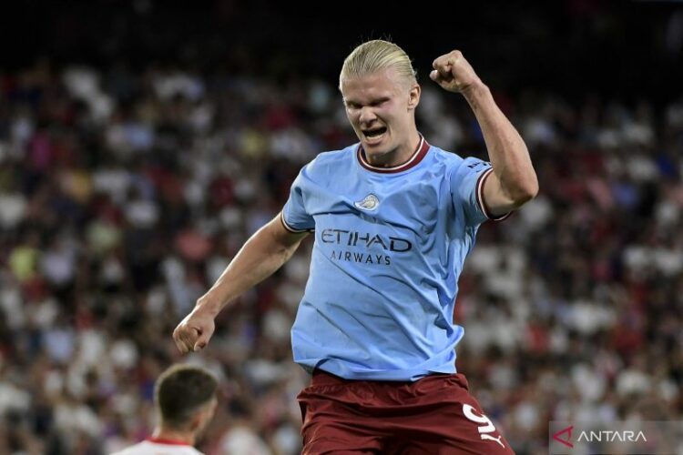 Gol Erling Haaland samai Rekor Legenda Manchester City