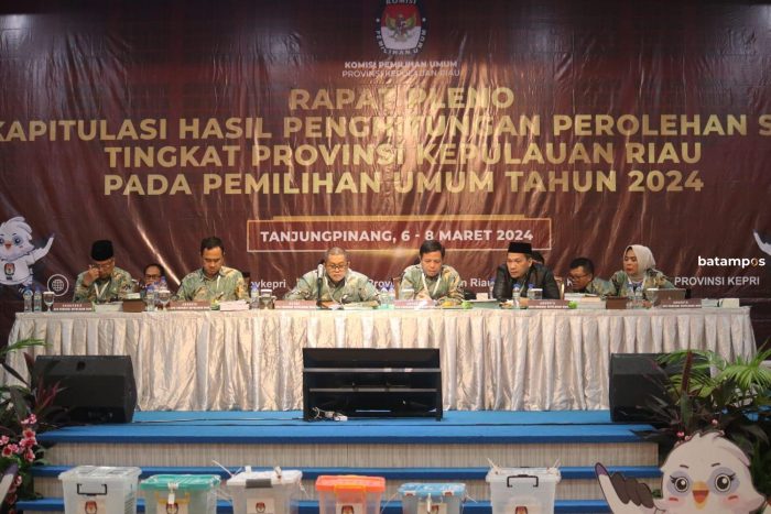 Pembukaan Pleno Tingkat Provinsi Kepri Dimulai Tanpa Kota Batam