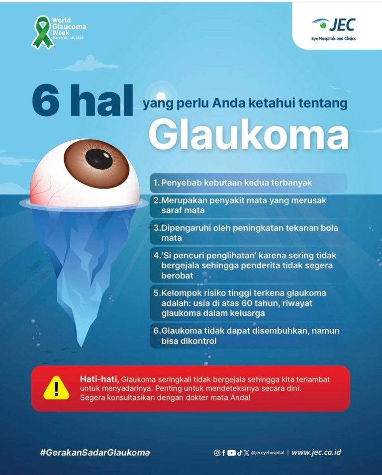 JEC Group Menekankan Pentingnya Edukasi Dini Terkait Bahaya Glaukoma