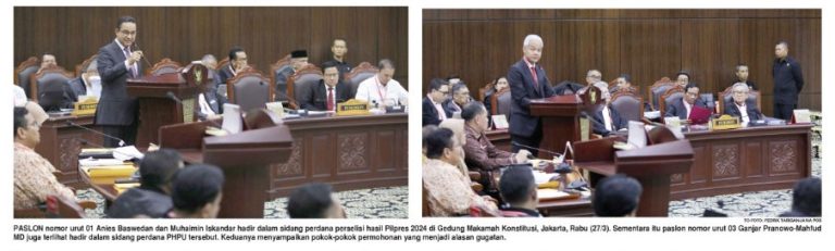 Anies-Ganjar Minta MK Tak Hanya Terjebak Hasil