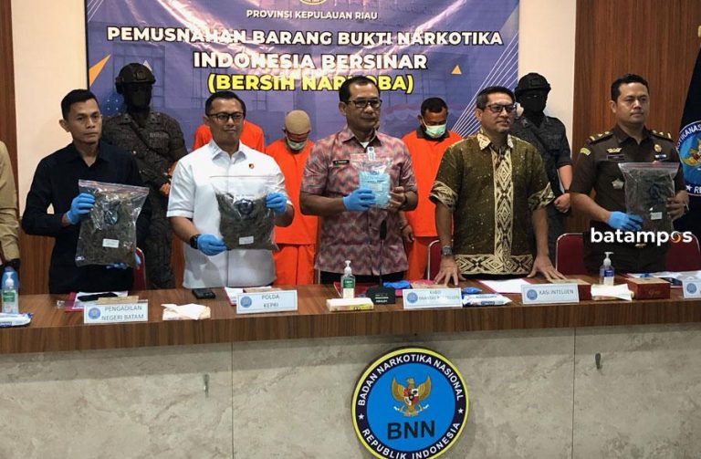 Lacak Pengiriman Ganja ke Pelajar SMK di Batam, BNNP Kepri Berkoordinasi dengan BNNP Sumut