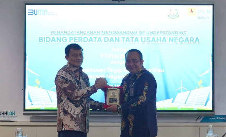 PLN Batam dan Kejaksaan Teken MoU Penanganan Hukum